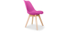 Buy Brielle Scandinavian design Chair with cushion Fuchsia 58293 home delivery