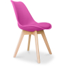 Buy Dining Chair Nordic – Scandinavian Style – Brielle Fuchsia 58293 home delivery