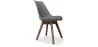 Buy Brielle Scandinavian design Premium Chair with cushion - Dark Legs Dark grey 59953 in the United Kingdom