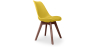 Buy Brielle Scandinavian design Premium Chair with cushion - Dark Legs Yellow 59953 - prices