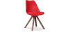 Buy Premium Scandinavian design Brielle chair with Cushion - Dark Legs Red 59954 - prices