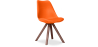Buy Premium Scandinavian design Brielle chair with Cushion - Dark Legs Orange 59954 at MyFaktory