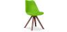 Buy Premium Scandinavian design Brielle chair with Cushion - Dark Legs Green 59954 with a guarantee