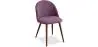 Buy Dining Chair - Upholstered in Fabric - Scandinavian Style - Bennett Purple 58982 - prices