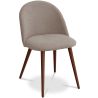 Buy Dining Chair - Upholstered in Fabric - Scandinavian Style - Bennett Taupe 58982 at MyFaktory