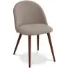 Buy Dining Chair - Upholstered in Fabric - Scandinavian Style - Bennett Taupe 58982 at MyFaktory