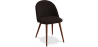 Buy Dining Chair Bennett Scandinavian Design Premium - Dark legs Dark Brown 58982 in the United Kingdom