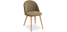 Buy Dining Chair - Upholstered in Fabric - Scandinavian Style - Bennett  Taupe 59261 - in the UK