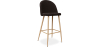 Buy Bar stool Bennett Scandinavian Design Premium - 76cm Dark Brown 59356 at MyFaktory