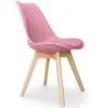 Buy Dining Chair Nordic – Scandinavian Style – Brielle Pastel pink 58293 in the United Kingdom