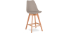 Buy Premium Brielle Scandinavian design bar stool with cushion - Wood Taupe 59278 at MyFaktory