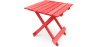 Buy Garden Table - Adirondack Wood Side Table  - Anela Red 60007 - prices