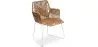 Buy Garden Dining Chair Design Boho Bali Rattan Synthetic - Zane White 60015 - prices