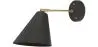 Buy Wall lamp with adjustable shade in scandinavian style, metal - Roser Black 60022 - in the UK