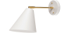 Buy Wall lamp with adjustable shade in scandinavian style, metal - Roser White 60022 - prices