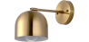 Buy Wall lamp with adjustable shade, gold brass - Bill Gold 60026 - in the UK