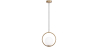 Buy Hanging light, metal and glass - Gele Gold 60027 - in the UK