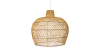 Buy Hanging Lamp Boho Bali Design Natural Rattan - Thian Natural wood 60029 - in the UK