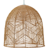 Buy Hanging Lamp Boho Bali Design Natural Rattan - Tuan Light natural wood 60030 - in the UK