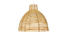 Buy Hanging Lamp Boho Bali Design Natural Rattan - Din Natural wood 60033 - in the UK