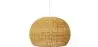 Buy Hanging Lamp Boho Bali Design Natural Rattan - Vin Natural wood 60034 - in the UK