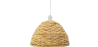 Buy Hanging Lamp Boho Bali Design Natural Rattan - Han Natural wood 60038 - in the UK