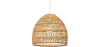 Buy Hanging Lamp Boho Bali Design Natural Rattan - 40 cm - Seam Natural wood 60044 - in the UK