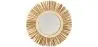 Buy Wall Mirror - Boho Bali Round Design (60 cm) - Tera Natural wood 60055 - in the UK