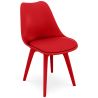 Buy Premium Brielle Scandinavian Design chair with cushion Red 59277 at MyFaktory