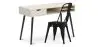 Buy Desk Table Wooden Design Scandinavian Style Viggo + Bistrot Metalix Chair New edition Black 60065 - in the UK