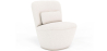 Buy White boucle ​armchair - upholstered - Caroline White 60071 - in the UK