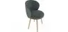 Buy Velvet upholstered dining chair - Seranda Dark grey 60081 - in the UK