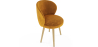 Buy Velvet upholstered dining chair - Seranda Yellow 60081 - in the UK