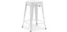 Buy Bar Stool - Industrial Design - 60cm - New Edition - Metalix White 60122 - in the UK