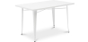 Buy Dining Table Bistrot Metalix style industrial Metal - 120 cm - New Edition White 60128 - in the UK