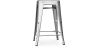 Buy Bar Stool Bistrot Metalix Industrial Design Metal - 60 cm - New Edition Steel 60122 with a guarantee