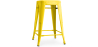 Buy Bar Stool Bistrot Metalix Industrial Design Metal - 60 cm - New Edition Yellow 60122 home delivery