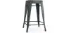 Buy Bar Stool - Industrial Design - 60cm - New Edition - Metalix Dark grey 60122 in the United Kingdom