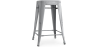 Buy Bar Stool Bistrot Metalix Industrial Design Metal - 60 cm - New Edition Light grey 60122 home delivery