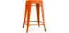 Buy Bar Stool - Industrial Design - 60cm - New Edition - Metalix Orange 60122 - in the UK
