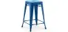 Buy Bar Stool - Industrial Design - 60cm - New Edition - Metalix Dark blue 60122 home delivery
