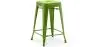 Buy Bar Stool - Industrial Design - 60cm - New Edition - Metalix Light green 60122 - prices