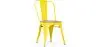 Buy Dining Chair Bistrot Metalix Industrial Metal and Light Wood - New Edition Yellow 60123 at MyFaktory