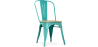 Buy Dining Chair Bistrot Metalix Industrial Metal and Light Wood - New Edition Pastel green 60123 with a guarantee