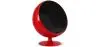 Buy Red Ballon Chair - Faux Leather Black 19541 - prices