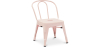 Buy Kid chair Bistrot Metalix Industrial Metal - New Edition Pink 60134 - in the UK