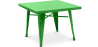 Buy Kid Table Bistrot Metalix Industrial Metal - New Edition Green 60135 - in the UK