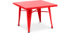 Buy Kid Table Bistrot Metalix Industrial Metal - New Edition Red 60135 with a guarantee