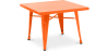 Buy Kid Table Bistrot Metalix Industrial Metal - New Edition Orange 60135 in the United Kingdom