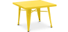 Buy Kid Table Bistrot Metalix Industrial Metal - New Edition Yellow 60135 at MyFaktory